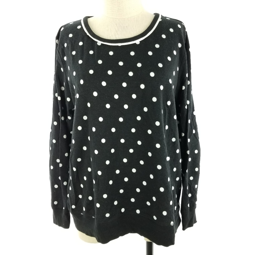 Kate Spade Polka Dot Sweatshirt Top
